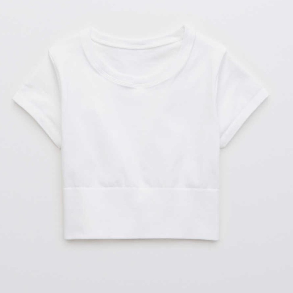 Offline by Aerie White seamless crop top